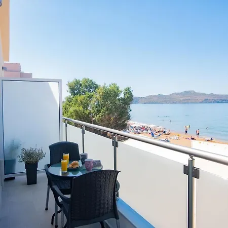 Queen Mary Beachfront Studios Agia Marina Exterior foto