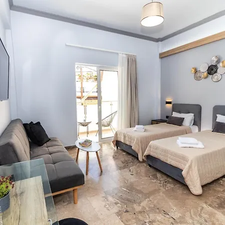 Queen Mary Beachfront Studios Agia Marina Exterior foto